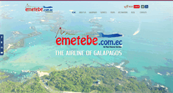 Desktop Screenshot of emetebe.com.ec