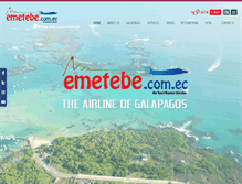 Tablet Screenshot of emetebe.com.ec